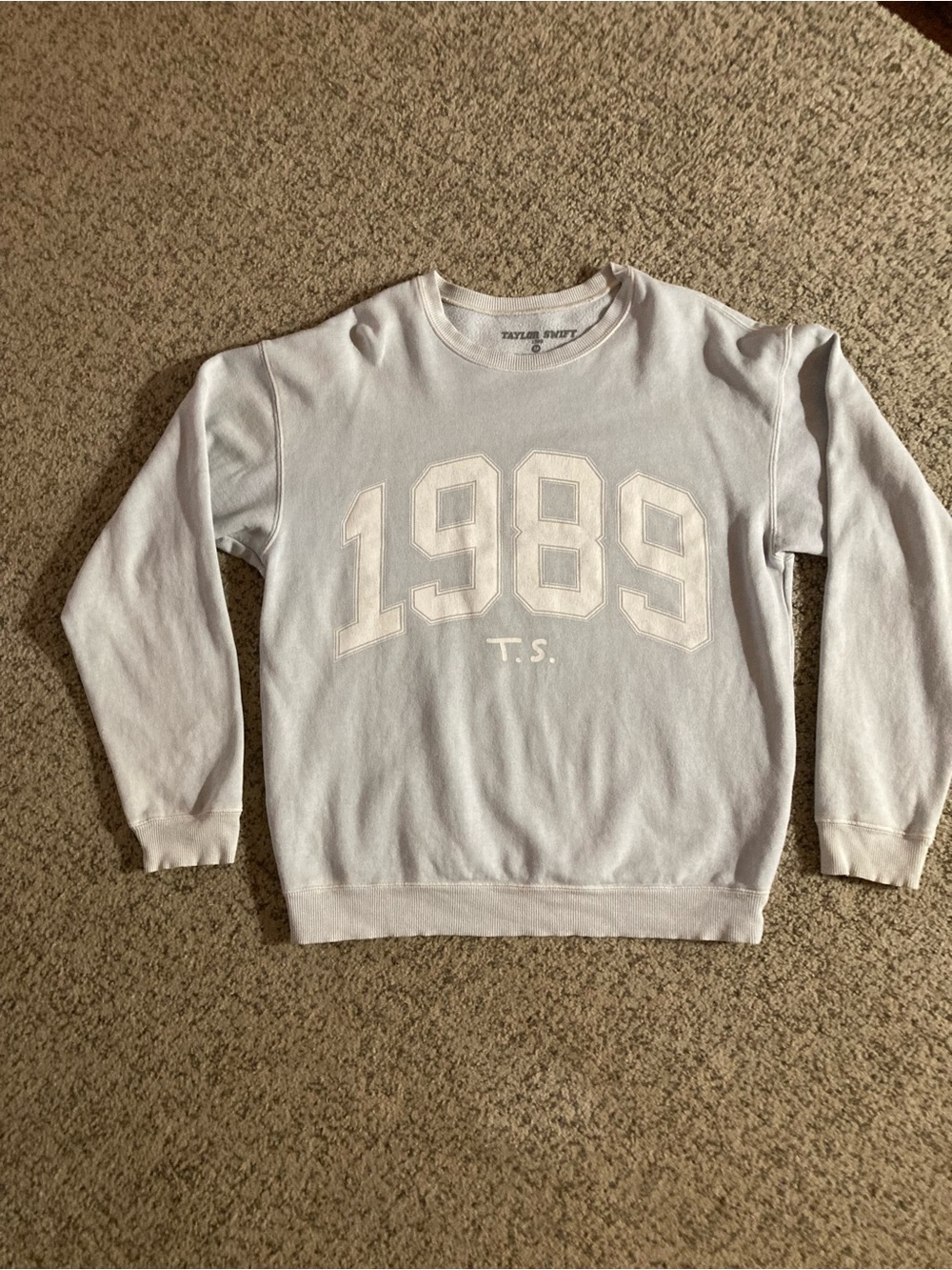 Taylor Swift Light Blue '1989' Crewneck Sweatshirt